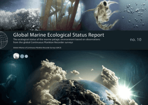 Global Marine Ecological Status Report no. 10