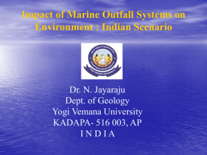 Impact of Marine Outfall Systems on Environment : Indian Scenario