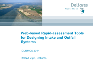 Web-based Rapid-assessment Tools for Designing Intake and Outfall Systems