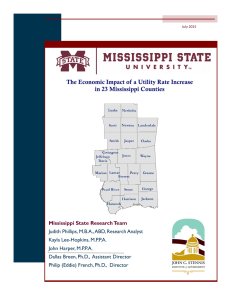 The Economic Impact of a Utility Rate Increase