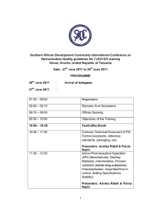 Southern African Development Community International Conference on