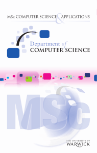 1 Ms COmputer Science applications