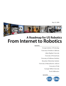 From Internet to Robotics A Roadmap for US Robotics