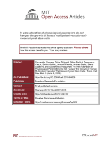 In vitro alteration of physiological parameters do not