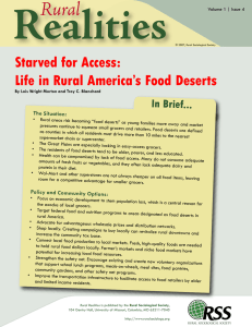 ��������� ����� Starved for Access: Life in Rural America’s Food Deserts