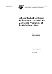 National Evaluation Report on the Joint Assessment and Monitoring Programme of