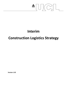 Interim Construction Logistics Strategy  Version 1.02