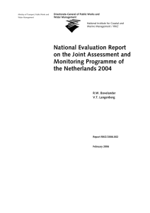 National Evaluation Report on the Joint Assessment and Monitoring Programme of