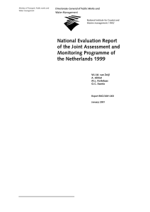 National Evaluation Report of the Joint Assessment and Monitoring Programme of