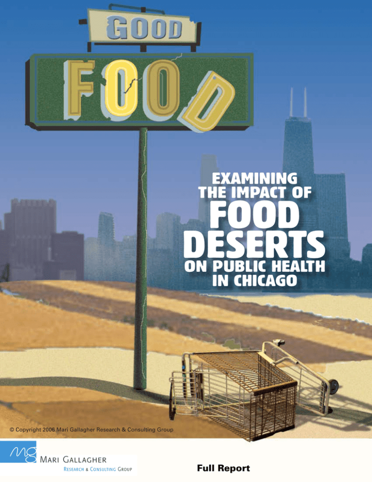 research on food deserts