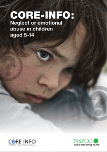 CORE-INFO: Neglect or emotional abuse in children aged 5-14