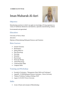 Iman Mubarak Al-Azri Objective: