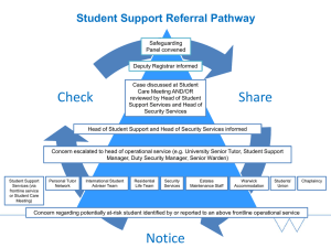 Share Check Student Support Referral Pathway