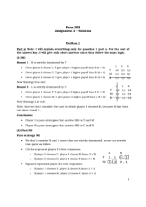 Econ 302 Assignment 2 – Solution