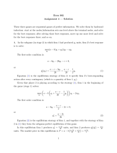 Econ 302 Assignment 4 — Solution
