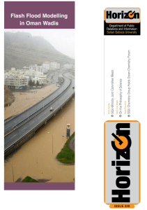 Flash Flood Modelling in Oman Wadis