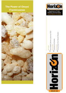 The Power of Omani Frankincense Issue 228