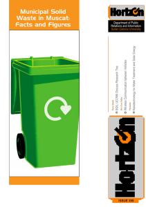 Municipal Solid Waste in Muscat: Facts and Figures