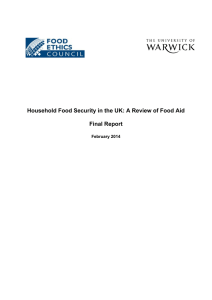 Household Food Security in the UK: A Review of Food... Final Report  February 2014