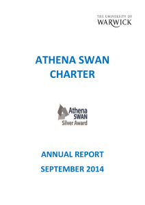 ATHENA SWAN CHARTER  ANNUAL REPORT