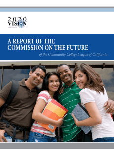 A report of the commission on the future