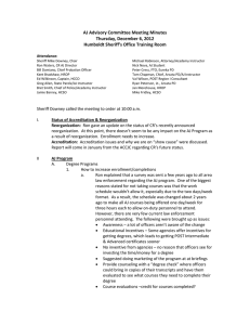 AJ Advisory Committee Meeting Minutes Thursday, December 6, 2012