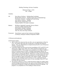 Drafting Technology Advisory Committee  Minutes for May 11, 2011 4:00 – 6:00pm
