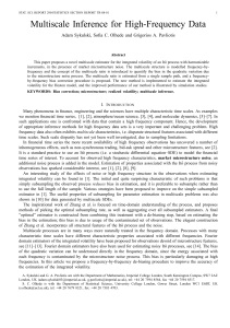 Multiscale Inference for High-Frequency Data