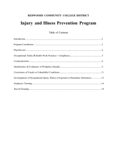 Injury  and Illness  Prevention  Program