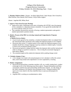 College	of	the	Redwoods Program	Review	Committee Friday,	October	24,	2014	Meeting,	9am	–	11am Notes