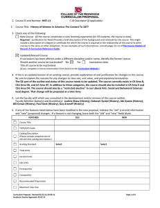 HIST-11 (if applicable): History of Women in America: Pre-Contact To 1877