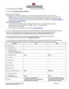 LVN 122 (if applicable): Nursing of Adults and Children II