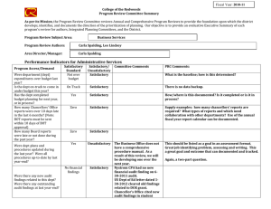 College	of	the	Redwoods Program	Review	Committee	Summary As	per	its	Mission