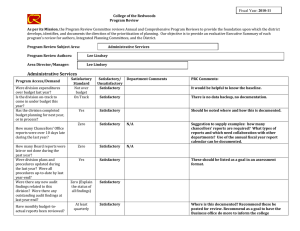 College	of	the	Redwoods Program	Review As	per	its	Mission