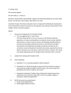 17 October 2013 DE Committee Agenda