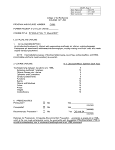 College of the Redwoods COURSE OUTLINE  PROGRAM AND COURSE NUMBER: