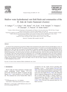 Shallow water hydrothermal vent field fluids and communities of the