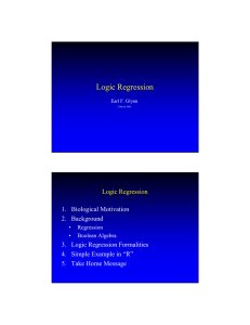 Logic Regression