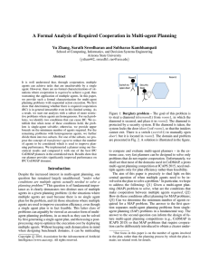 A Formal Analysis of Required Cooperation in Multi-agent Planning