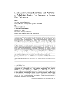 Learning Probabilistic Hierarchical Task Networks as Probabilistic Context-Free Grammars to Capture