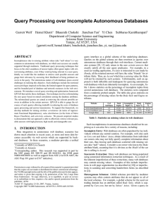 Query Processing over Incomplete Autonomous Databases