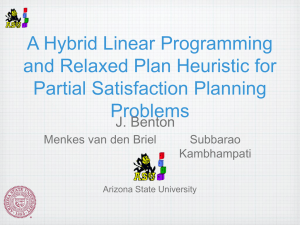 A Hybrid Linear Programming and Relaxed Plan Heuristic for Partial Satisfaction Planning Problems