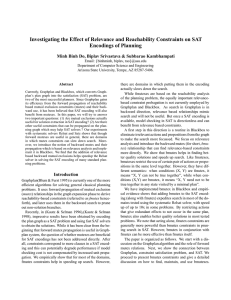 Investigating the Effect of Relevance and Reachability Constraints on SAT