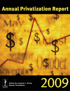 2009 Annual Privatization Report