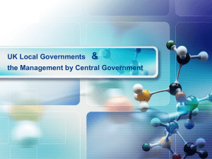 &amp; LOGO UK Local Governments the Management by Central Government