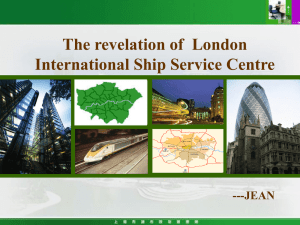 The revelation of  London International Ship Service Centre ---JEAN