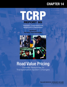 TCRP Road Value Pricing CHAPTER 14 REPORT 95