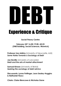 DEBT Experience &amp; Critique