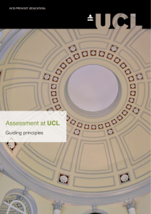UCL Guiding principles VICE-PROVOST (EDUCATION)