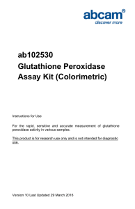 ab102530 Glutathione Peroxidase Assay Kit (Colorimetric)
